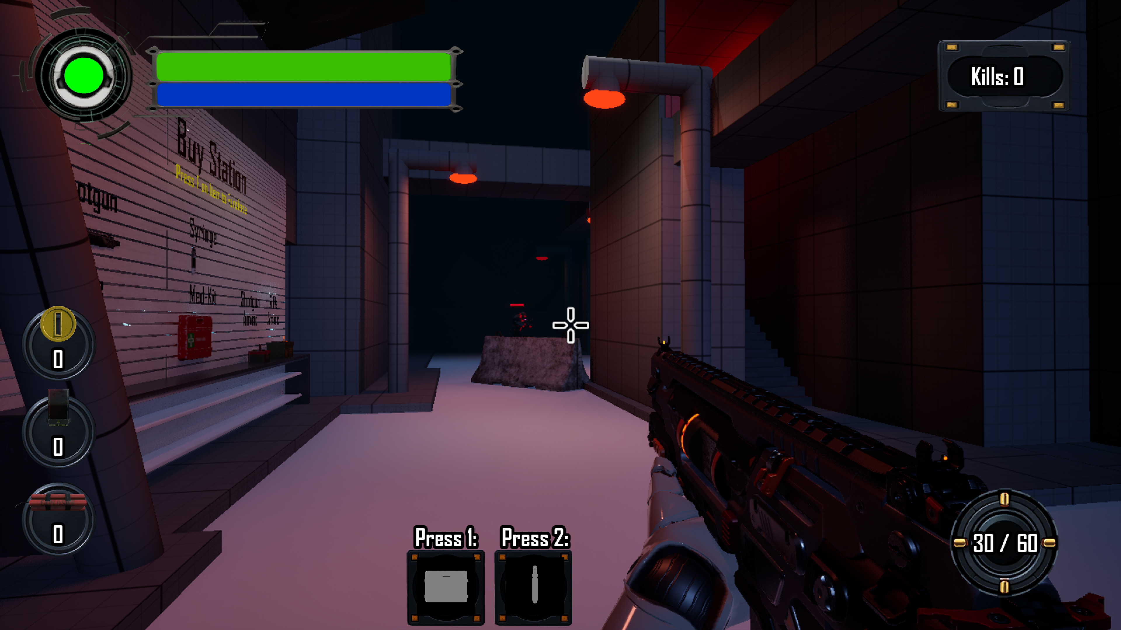 Inertia — combat encounter screenshot